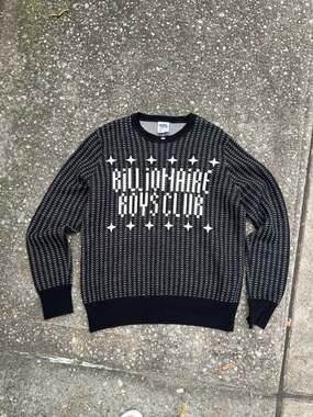 Billionaire Boys Club Knit Sweater Size XL Black White